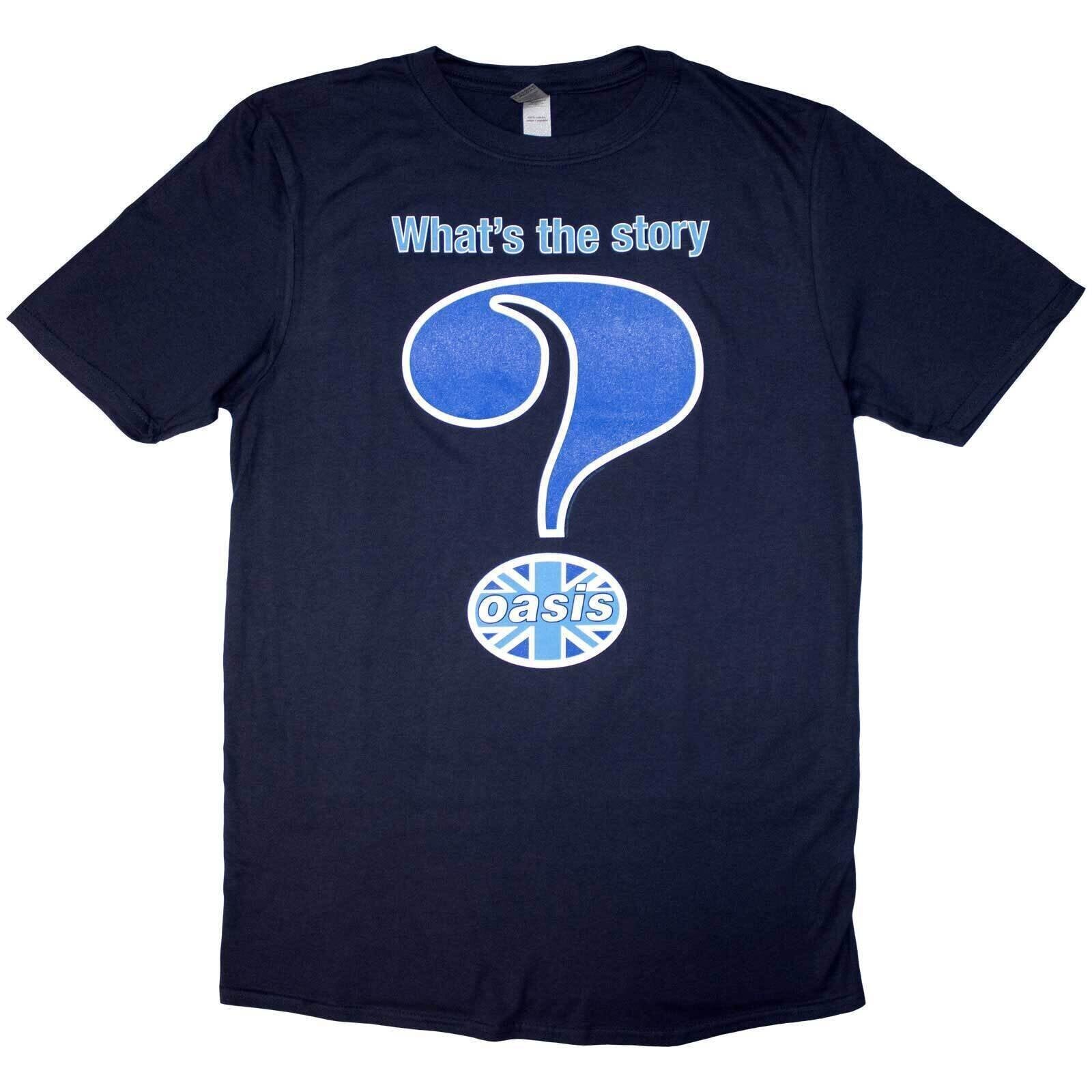 T-shirt Oasis Question Mark Navy Blue L T-shirt
