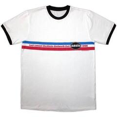 T-shirt Oasis 1996 Tour Horizontal Stripes (Ringer) White 2XL T-shirt
