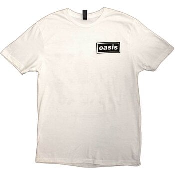 T-Shirt Oasis Definitely Maybe Promo (Back Print) White M T-Shirt - 1