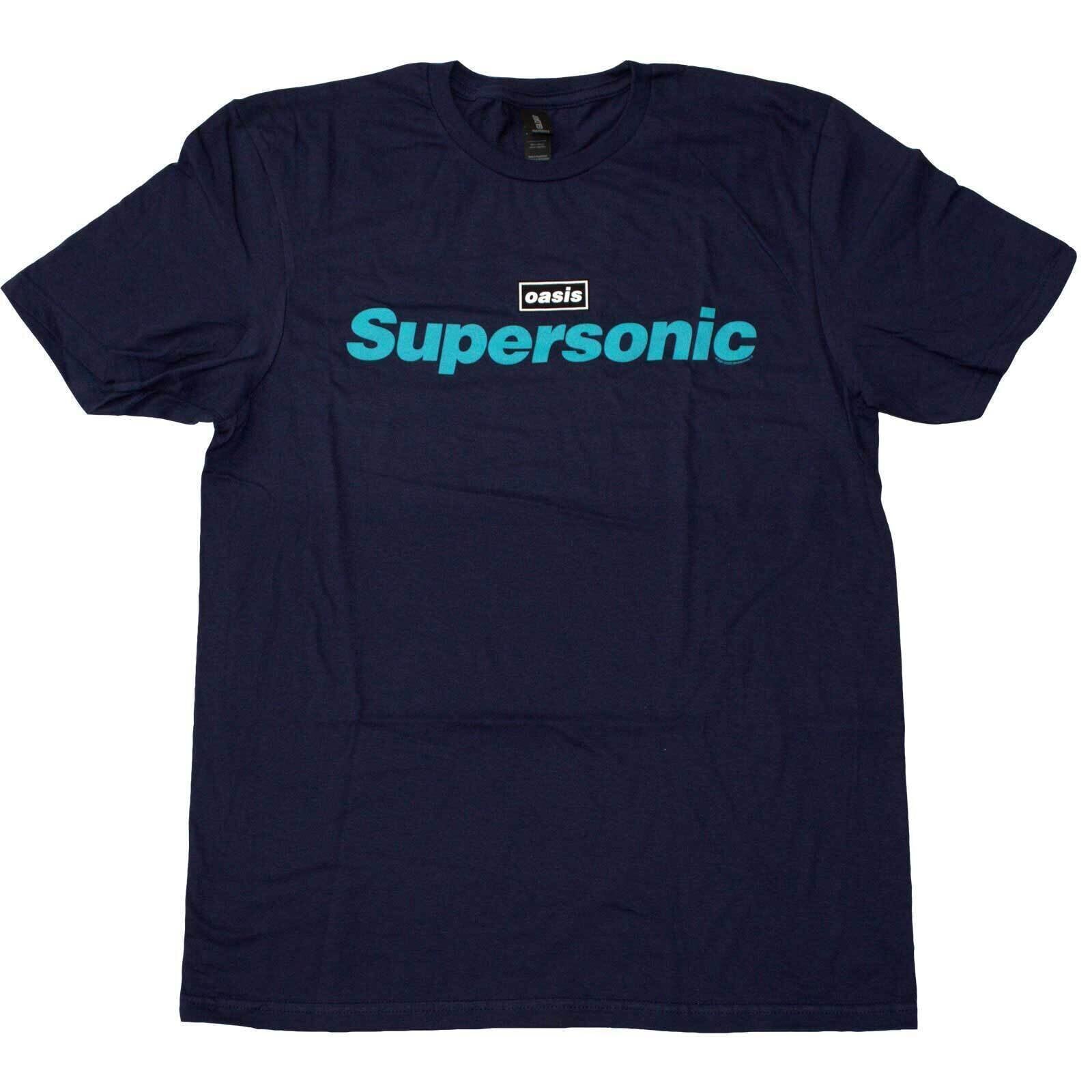 T-shirt Oasis Supersonic Title Colour Navy Blue M T-shirt