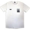 Oasis Definitely Maybe AAA Setlist (Back Print) White M Camiseta de manga corta