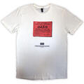Oasis Definitely Maybe Ticket Stub White XL Košulja