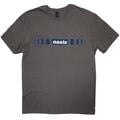 Oasis Horizontal Bars Logo Charcoal Grey L T-särk