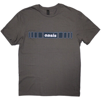 Košulja Oasis Horizontal Bars Logo Charcoal Grey XL Košulja - 1