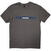 T-Shirt Oasis Horizontal Bars Logo Charcoal Grey 2XL T-Shirt