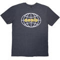 Oasis 1998 World Tour - USA/Canada (Back Print) Navy Blue L Skjorte