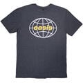 Oasis 1998 World Tour - USA/Canada (Back Print) Navy Blue XL T-särk