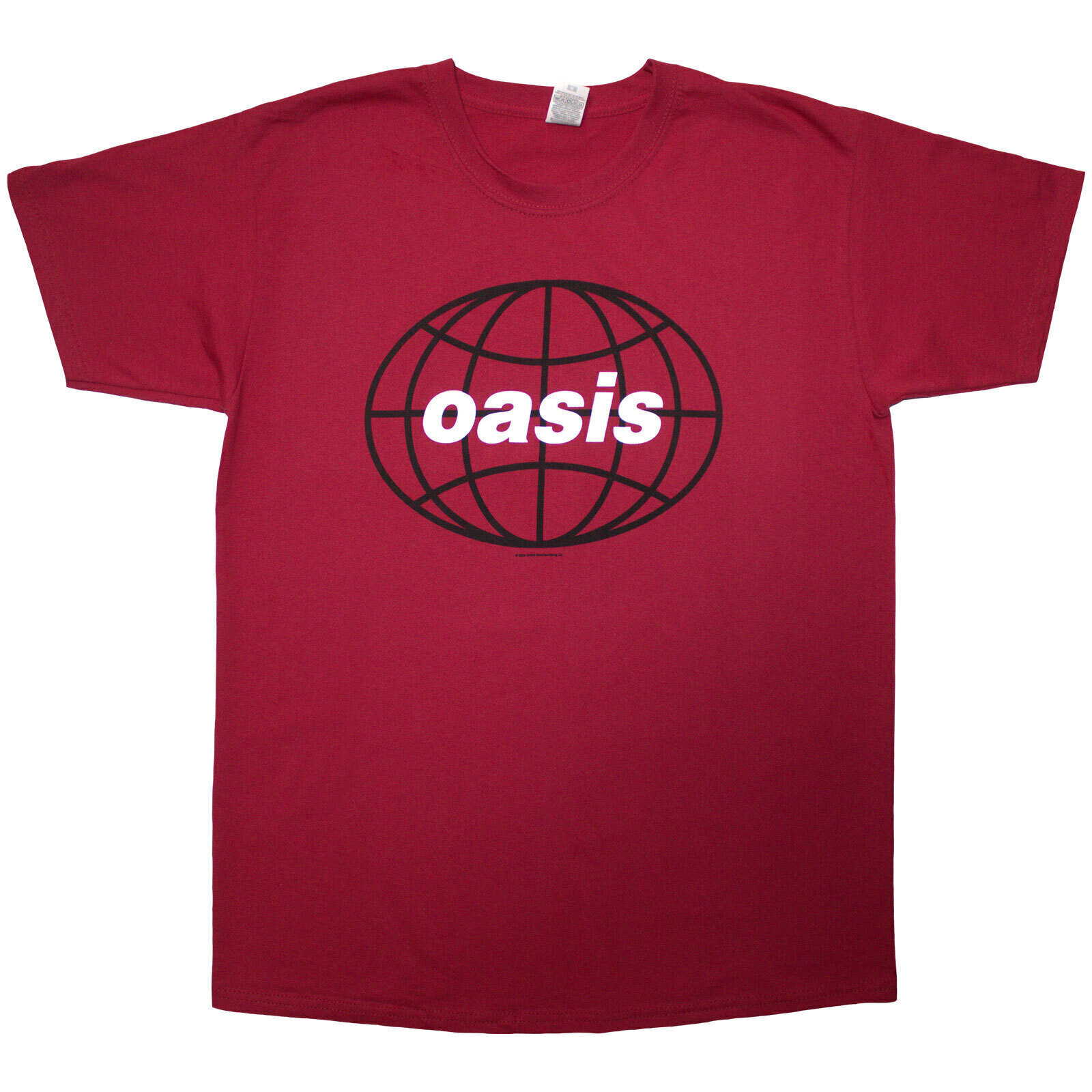 T-Shirt Oasis 1998 World Tour - South America (Back Print) Red M T-Shirt