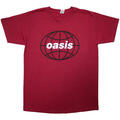 Oasis 1998 World Tour - South America (Back Print) Red XL T-Shirt