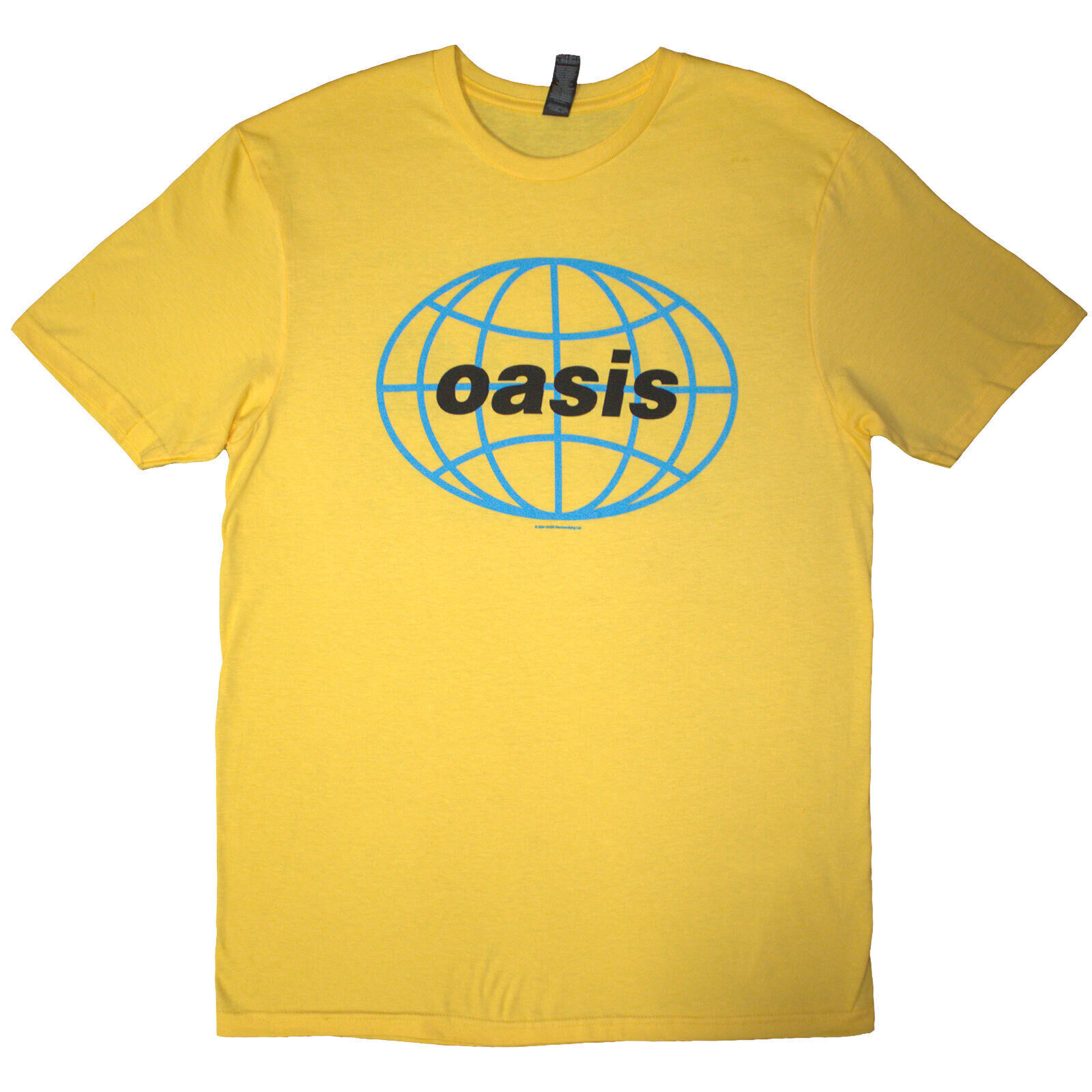 Tričko Oasis 1998 World Tour - South America (Back Print) Yellow M Tričko