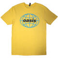 Oasis 1998 World Tour - South America (Back Print) Yellow M Риза