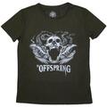 The Offspring Feathered Winged Skull Green L Дамски Риза