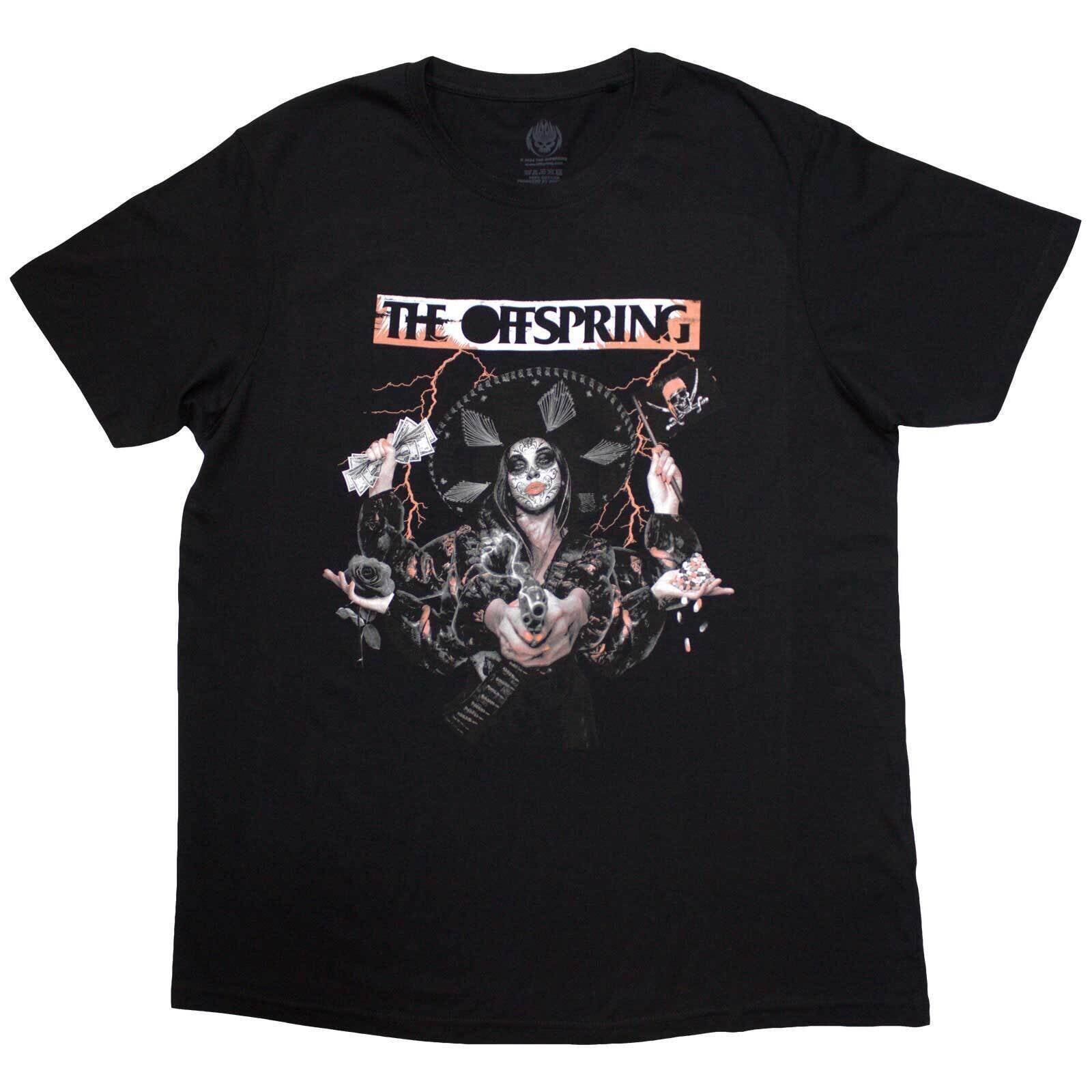 T-Shirt The Offspring Gun Girl Black M T-Shirt