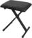 Cascha HH 2081 Metal piano stool Black