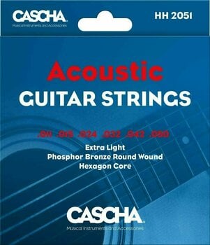 Cordes de guitares acoustiques Cascha HH2051 - 1