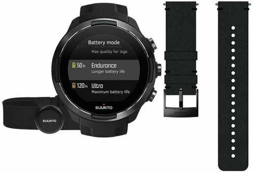Smartwatch Suunto 9 G1 Baro Black + HR Belt Deluxe SET - 1