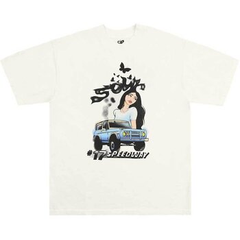 T-shirt Olivia Rodrigo Sour Airbrush (Ex-Tour) Natural XL T-shirt - 1