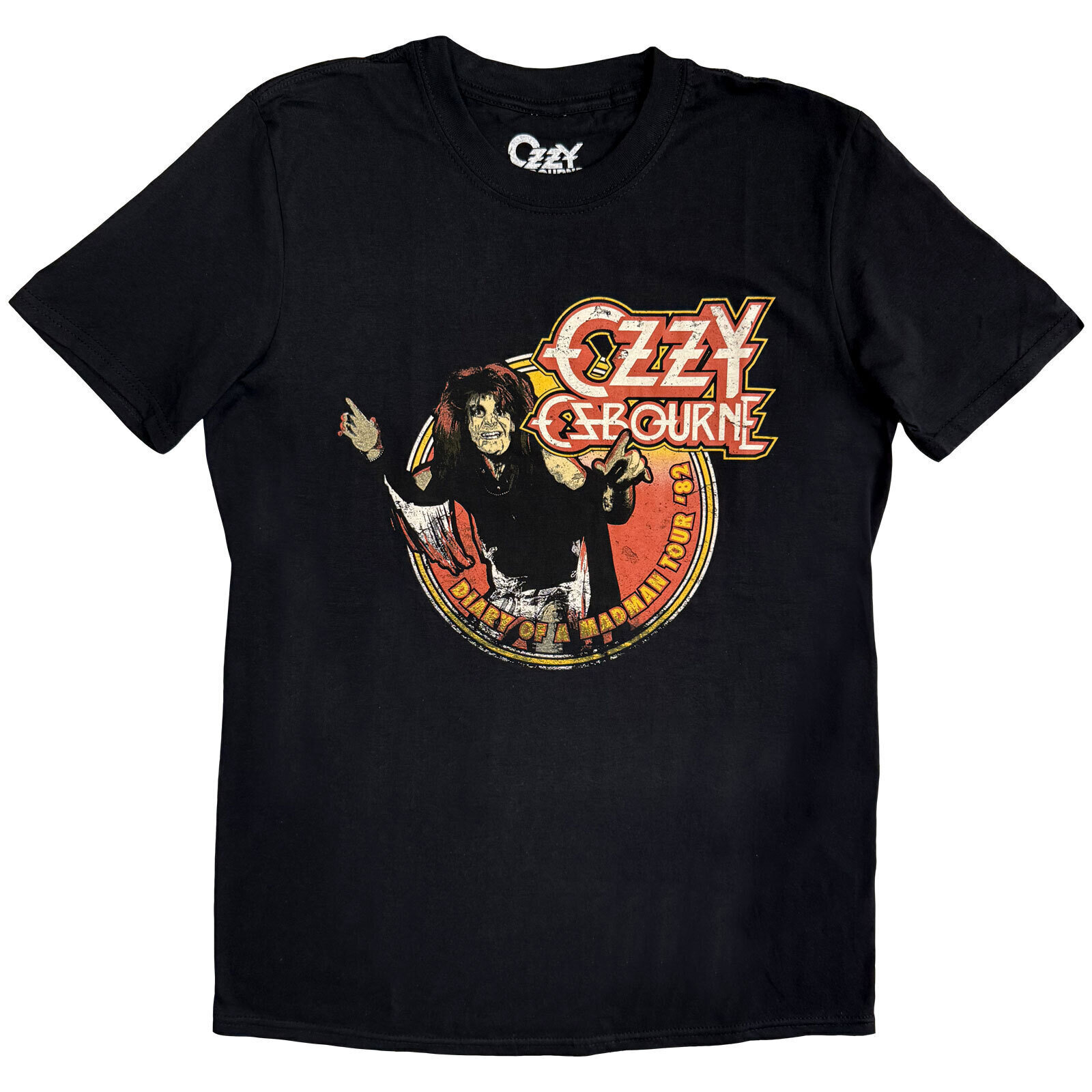 Tricou Ozzy Osbourne Diary of a Mad Man Tour 1982 Black M Tricou