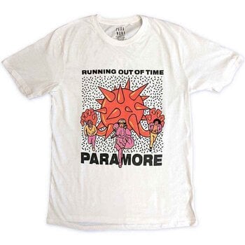 Camiseta de manga corta Paramore Running Out Of Time White XL Camiseta de manga corta - 1