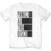 T-shirt Panic! At The Disco Bars White L T-shirt