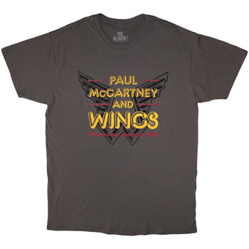 Košulja Paul McCartney Wings Over America '76 Charcoal Grey S Košulja - 1