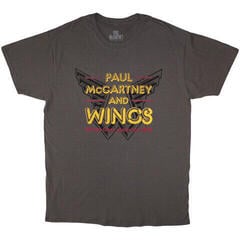T-Shirt Paul McCartney Wings Over America '76 Charcoal Grey M T-Shirt