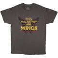 Paul McCartney Wings Over America '76 Charcoal Grey L T-Shirt