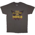 Paul McCartney Wings Over America '76 Charcoal Grey XL T-Shirt
