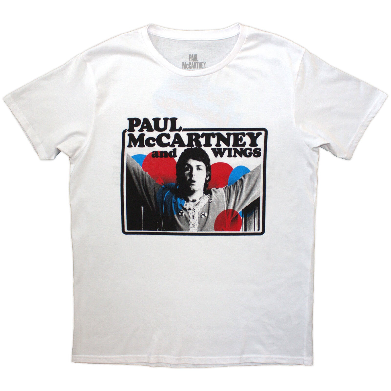 Košulja Paul McCartney Photo Rose (Back Print) White S Košulja