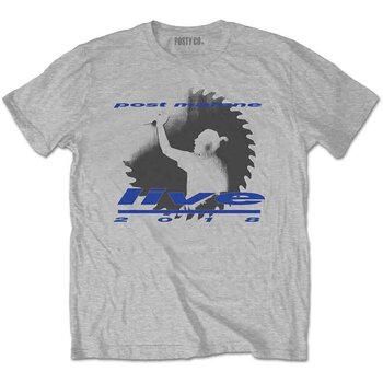 T-shirt Post Malone Live Saw Grey 2XL T-shirt - 1
