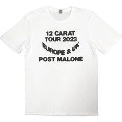 Tricou Post Malone Spotlight 2023 Tour (Back Print & Ex-Tour) White L Tricou