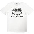 Post Malone Spotlight 2023 Tour (Back Print & Ex-Tour) White XL T-Shirt