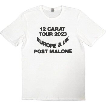 T-särk Post Malone Spotlight 2023 Tour (Back Print & Ex-Tour) White 2XL T-särk - 1