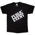 Public Enemy Logo Black L T-Shirt