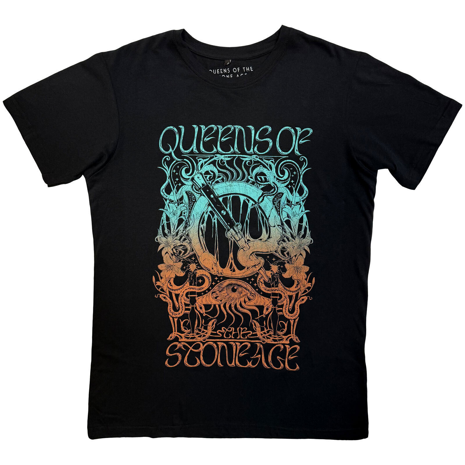 Skjorte Queens Of The Stone Age Montage (Carbon) Black XL Skjorte