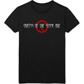 T-Shirt Queens Of The Stone Age Text Logo Black 2XL T-Shirt - 1