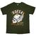 Tricou Queens Of The Stone Age Winged Skull Verde L Tricou