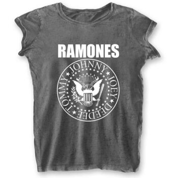 Skjorte Ramones Presidential Seal (Burnout) Charcoal Grey 2XL Dame Skjorte - 1