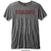 Skjorte Ramones Presidential Seal (Burnout) Charcoal Grey 2XL Skjorte