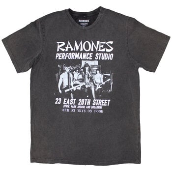 Tricou Ramones East Village (Stone Wash) Gri cărbune S Tricou - 1
