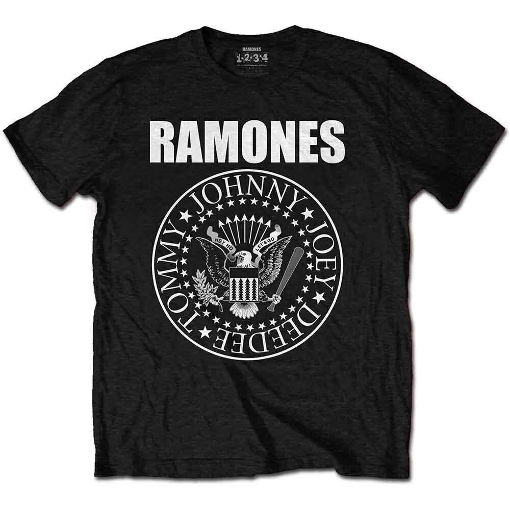Koszulka Ramones Presidential Seal Black 5XL Koszulka