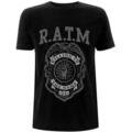 Rage Against The Machine Grey Police Badge Black M Shirt