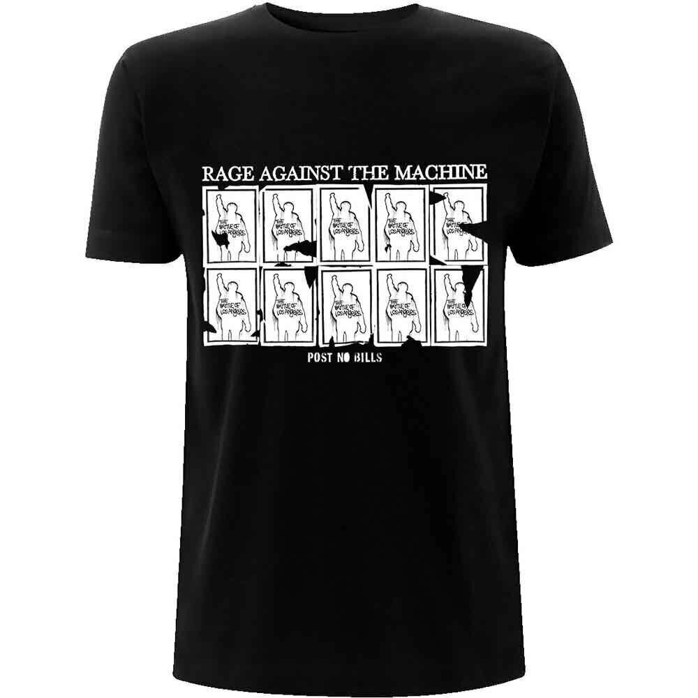 T-Shirt Rage Against The Machine Post No Bills Black 2XL T-Shirt