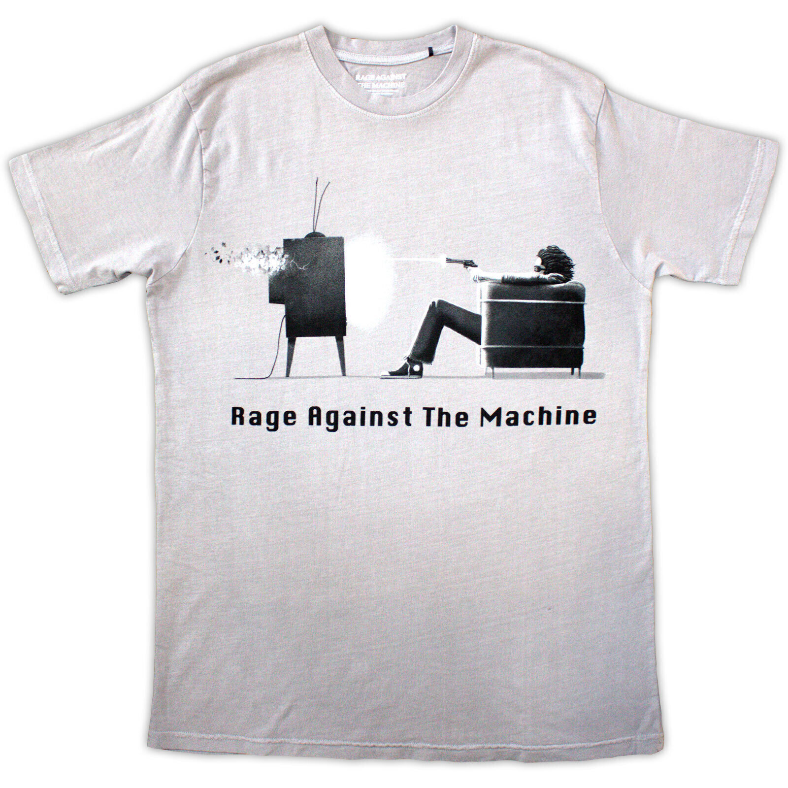 T-Shirt Rage Against The Machine Won't Do (Wash Collection) Light Grey Mineral Wash M T-Shirt