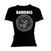 T-Shirt Ramones Seal (Skinny Fit) Black 2XL Damen T-Shirt