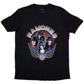 Shirt Ramones Vintage Wings Photo Black M Dames Shirt - 1