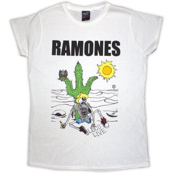 T-Shirt Ramones Loco Live White L Ladies T-Shirt - 1