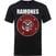 T-Shirt Ramones Red Fill Seal Black L T-Shirt