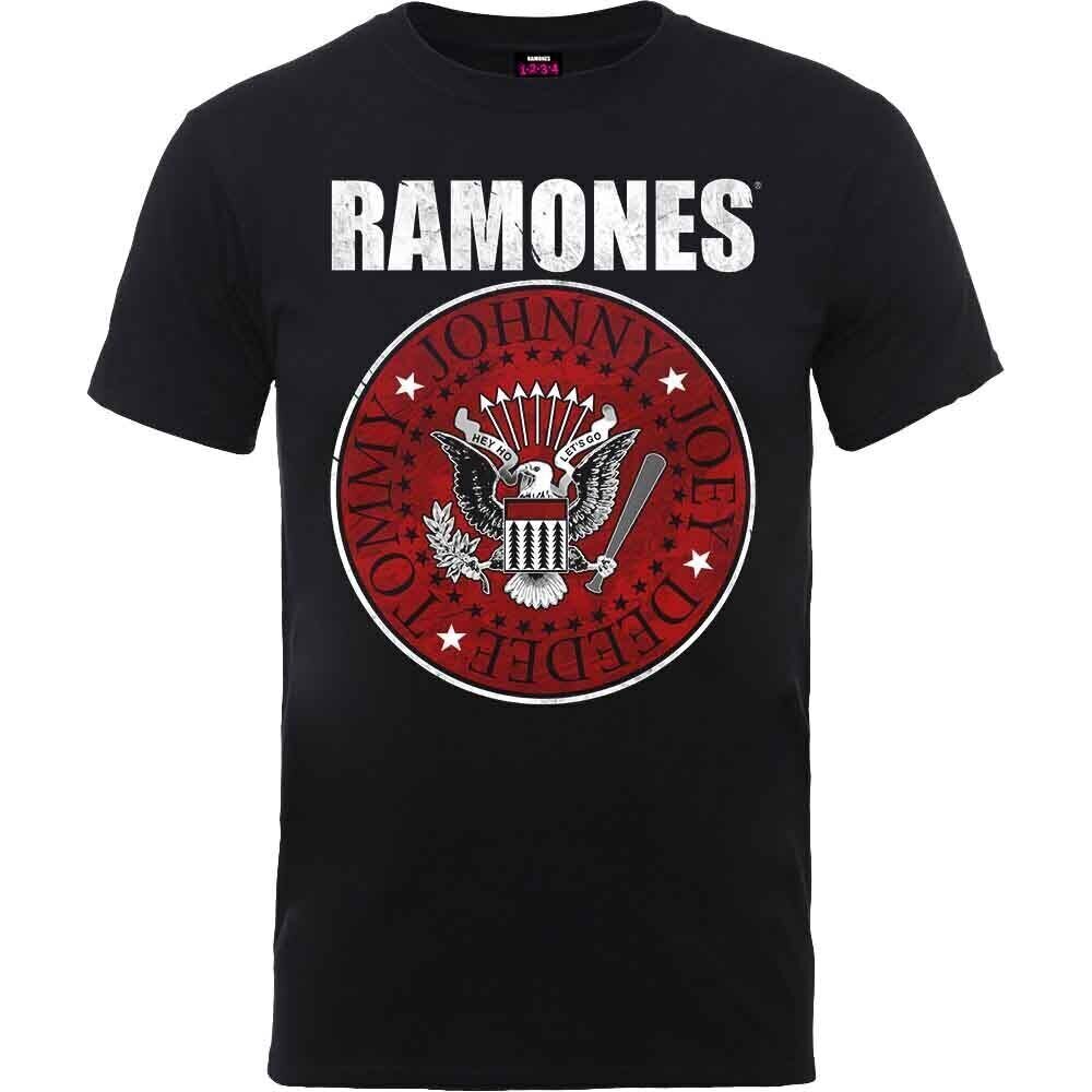 T-shirt Ramones Red Fill Seal Black XL T-shirt