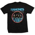 Ramones Circle Photo Black XL T-Shirt